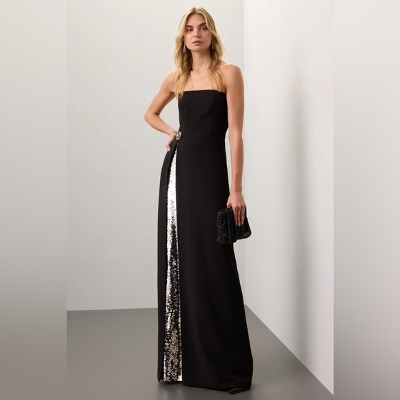 SACHIN & BABI Ivy Black Gown 0 - Picture 5 of 15